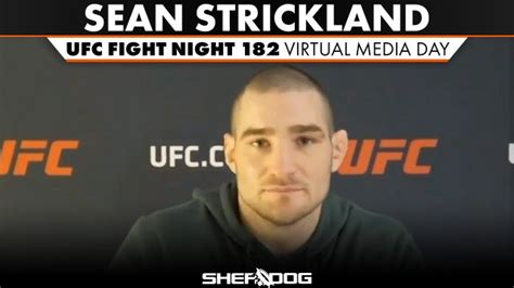 Sean Strickland UFC Fight Night 182 Virtual Media Day Interview