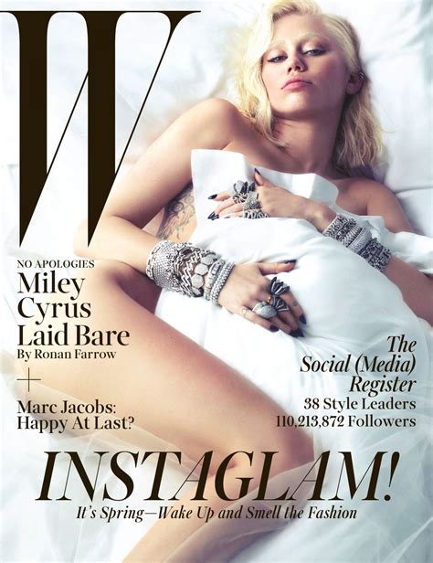 MILEY CYRUS in W Magazine, March 2014 – HawtCelebs