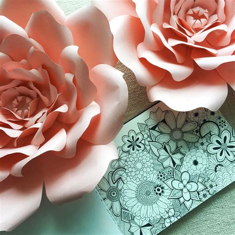 Paper Flower Template Flower Template Paper Flower - Etsy