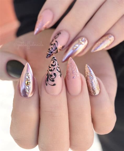 Pin on Pink | Rose gold nails, Gel nails, Solid color nails