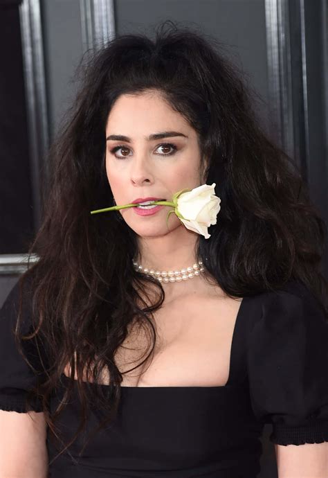 Download Sarah Silverman Smiling at a Photoshoot Wallpaper | Wallpapers.com