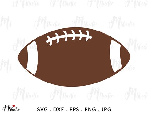 Football Svg Football Silhouette Football Png Football Cut | Etsy