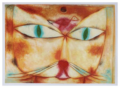 Cat and Bird Paul Klee Hand-painted Oil Painting - Etsy