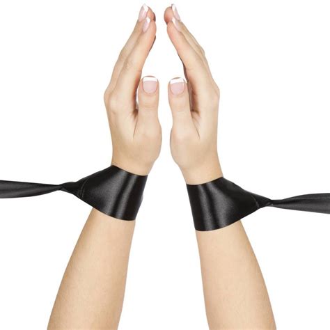 Lovehoney Oh! seidige Fesseln (schwarz) | Lovehoney DE