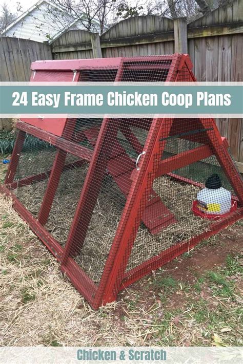 24 Easy Frame Chicken Coop Plans - You Can DIY This Weekend