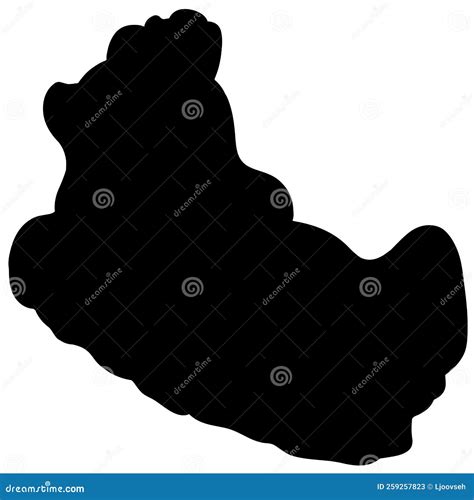 Simple and Adorable Long Haired Yorkshire Terrier Silhouette Jumping