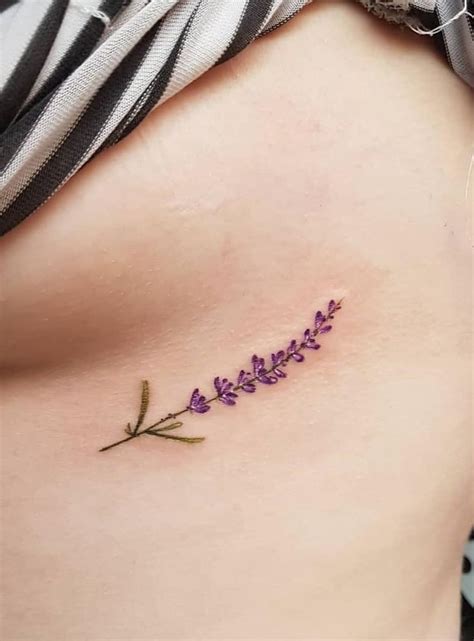 Lavender Tattoo | Lavender tattoo, Discreet tattoos, Simplistic tattoos