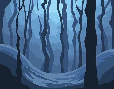 Abstract Forest Illustration 181515 Vector Art at Vecteezy