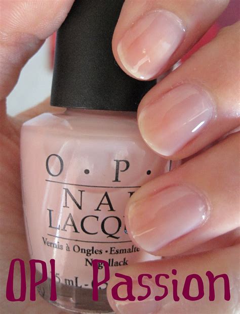 OPI - Passion | Sheer nails, Natural nails, Nail polish