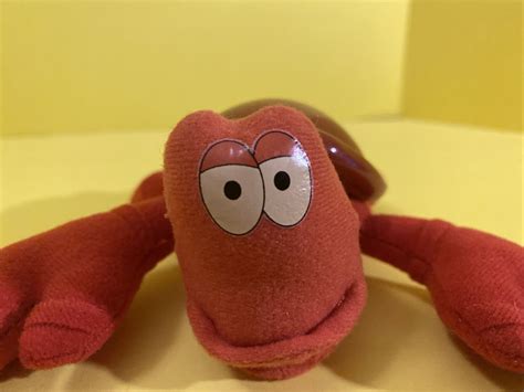 Mavin | Vtg Sebastian Crab Plush The Little Mermaid Disney McDonalds Stuffed Animal 2000