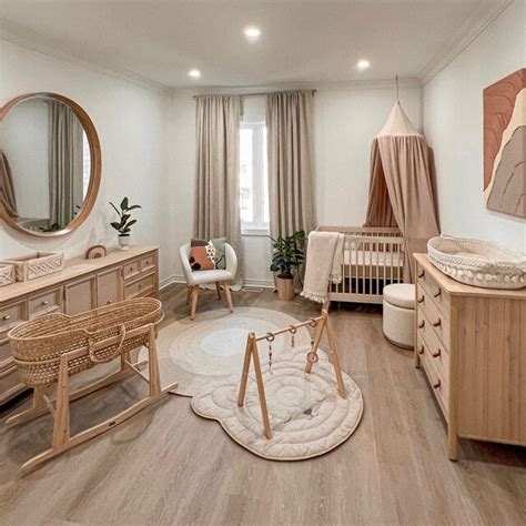 creating  cozy  chic beige baby nursery  haves   newbo