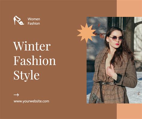 Brown Elegant New Fashion Style Facebook Post 20011173 Template