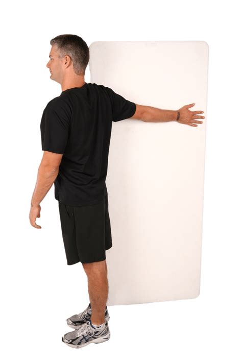wall stretch  pecs massage therapy reflex spinal health