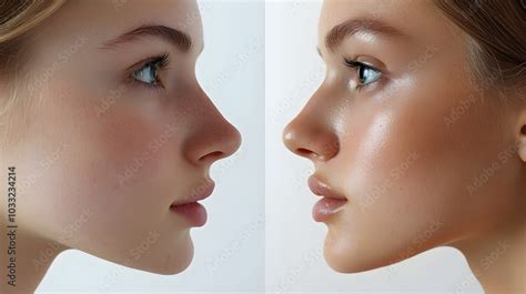 rhinoplasty comparison highlighting