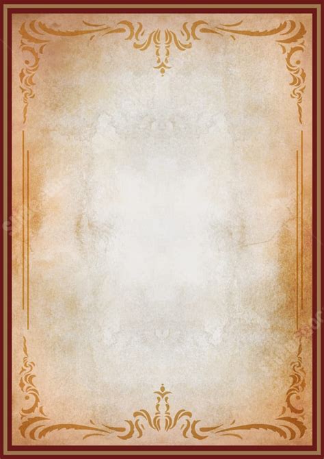 Aesthetic Decorative Pattern Featuring Vintage Kraft Paper And Gold ...