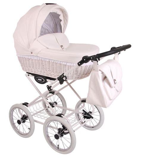 Детская коляска 2 в 1 LONEX RETRO CLASSIC ECCO плетеная корзина из ...