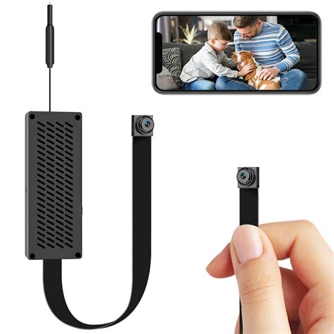 ZUNHAI Mini Spy Camera, 4K Hidden Camera Security Camera DIY Wireless