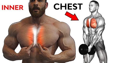 Chest workout - 8 exercises that make the inner chest line chiseled ...
