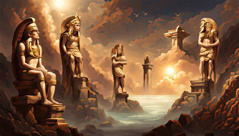 the ancient gods watch over us - AI Generated Artwork - NightCafe Creator
