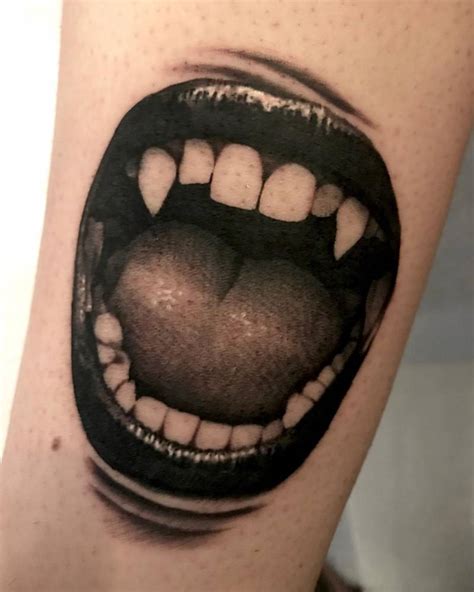 Top 70+ vampire mouth tattoo super hot - in.cdgdbentre