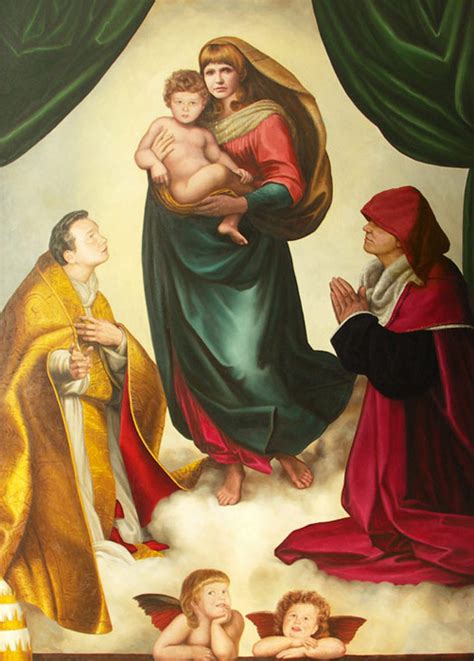 Рафаэль «Сикстинская мадонна» картина 1513-1514 года