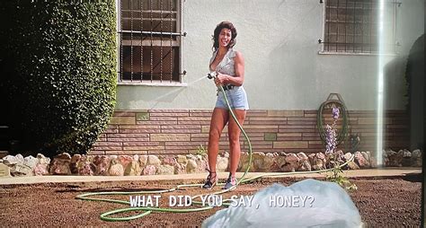 In Friday (1995), Mrs. Parker doesn’t even have a lawn, and is