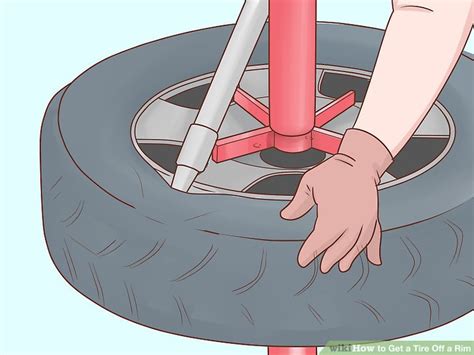 how to get a tire off a rim