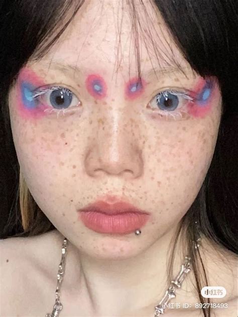 save = follow ꩜ | Futuristic makeup, Funky makeup, Crazy makeup