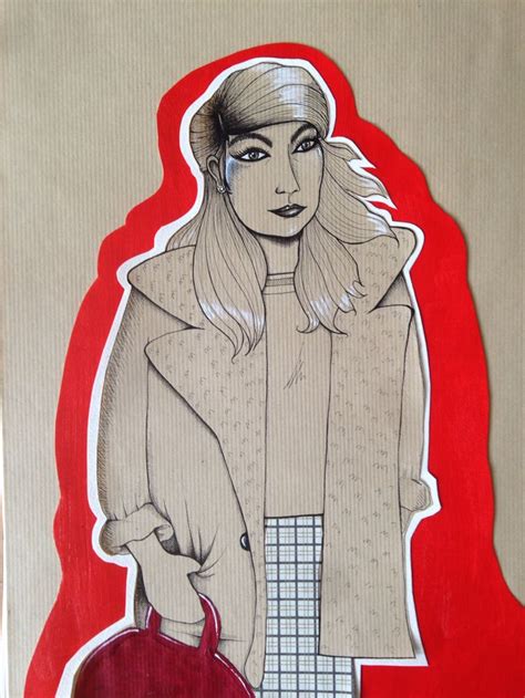 Mod style woman | Drawing artwork, My drawings, Art
