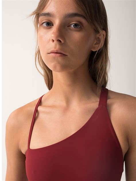 GEMSTONE Rosolite One Piece Bathing Suit - Aura Red | Garmentory