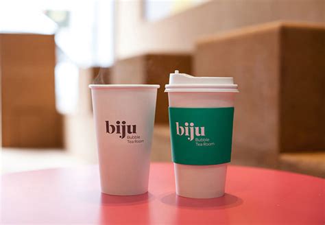 biju bubble tea identity designed