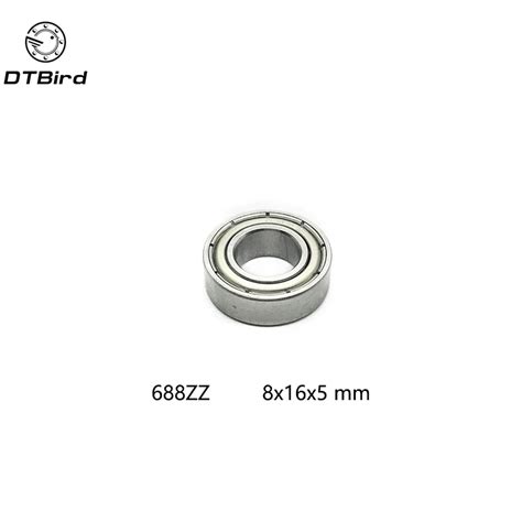 Free shipping 10pcs 688ZZ (8x16x5 mm) Metal Double Shielded Ball ...