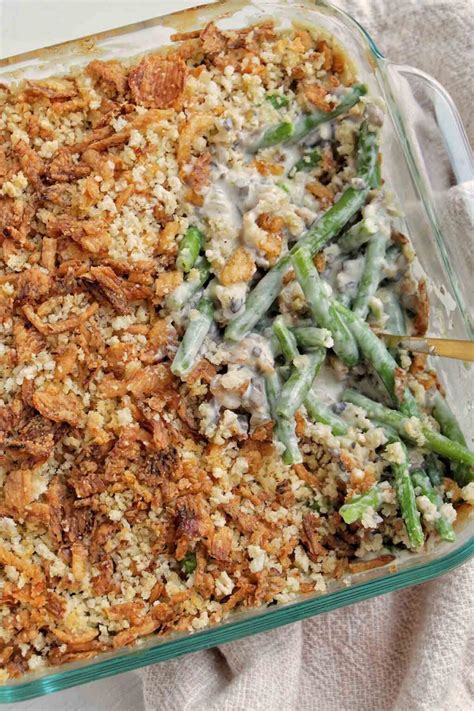 Green Bean Casserole (With Frozen Green Beans) - Homebody Eats