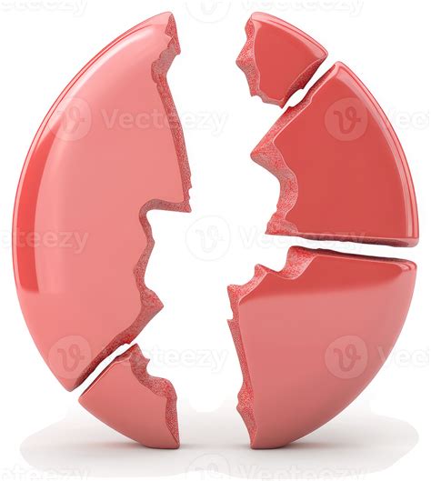 Broken circle graphic illustrating fragmentation. 60692388 PNG