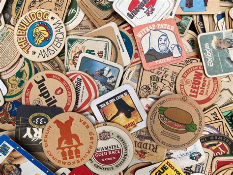 vintage beer coasters bulk beer coasters mixed european beer