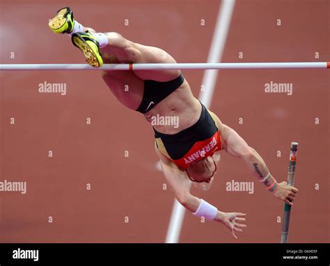 Germany's Martina Strutz competes in the Women's Pole Vault final ...