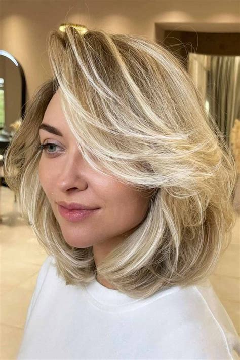 Shoulder Length Blonde Hair
