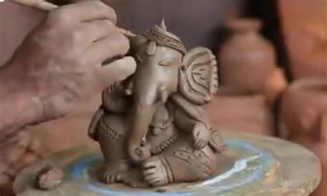 making ganesha idol ganesh idol idol ganesha