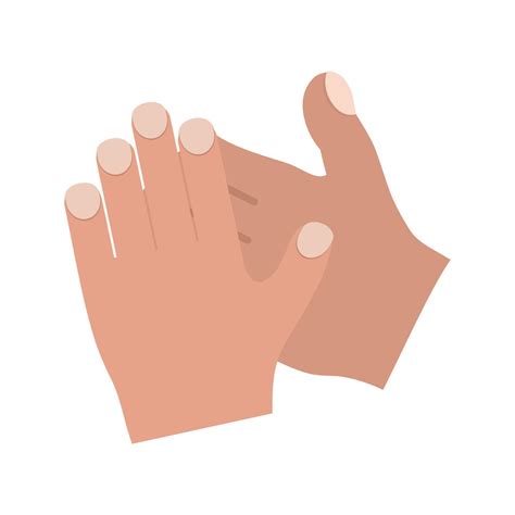 Clapping Hands Flat Multicolor Icon 7722291 Vector Art at Vecteezy