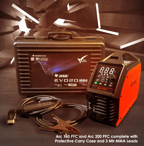 Jasic EVO Arc 160 PFC Inverter c/w Case & Leads - Advanced Welding Supplies