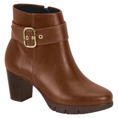 Bota Modare Cano Curto Ultraconforto - Bota Modare Ultraconforto Feminina Cano Curto Ortopedica Fivelas Macia ...