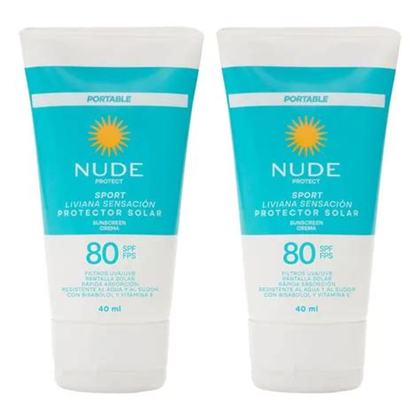 protector solar facial nude color spf cuotas sin interes