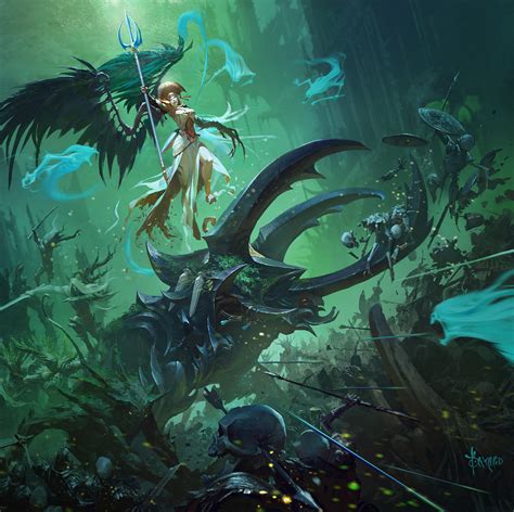 ArtStation - Alarielle the Everqueen Bestiary
