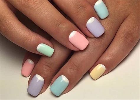 35+ Extremely Cute Candy Colors Nail Art Design | Chic nail art, Nail ...