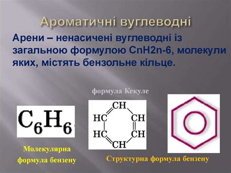 Вуглеводні. Насичені, ненасичені та ароматичні вуглеводні: їх склад ...