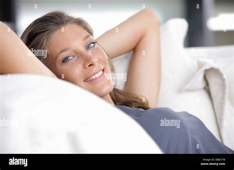 Relaxing at home Stock Photo - Alamy