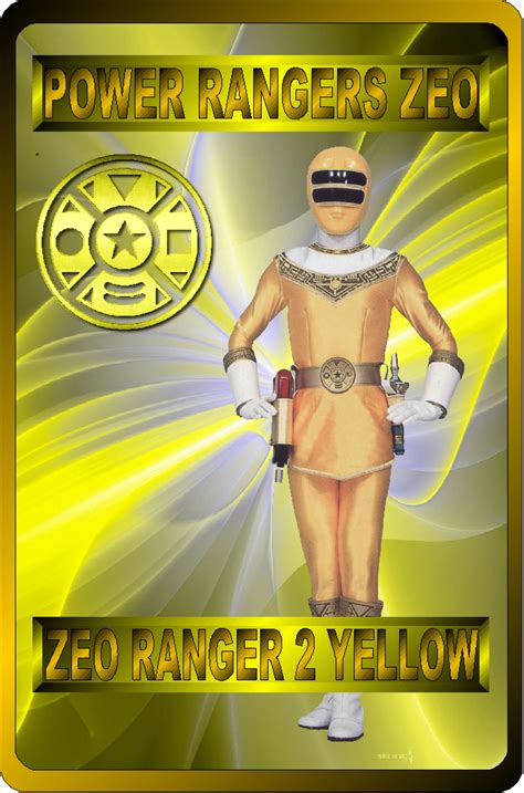 Zeo Ranger 2 Yellow by rangeranime on @DeviantArt | Zeo rangers, Power ...