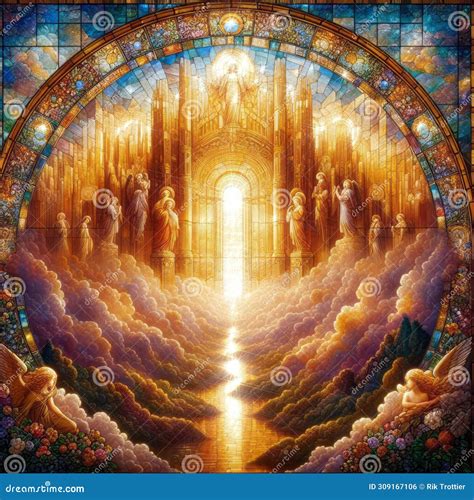 Gates of heaven stock illustration. Illustration of culture - 309167106