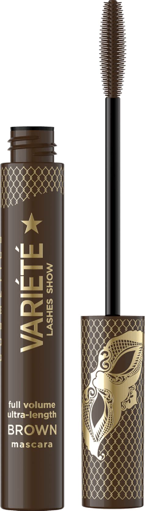 Eveline Cosmetics, Variete, Full Volume Ultra-Length Brown Mascara ...