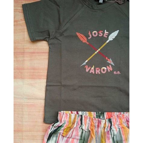 Jose Varon Summer 2022 Boy Swim Ethnic Set